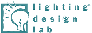 A logo that says Lighting Design Lab