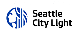 A logo that says Seattle City Light