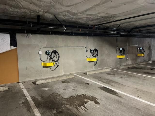 The Postmark Apartment EV Chargers