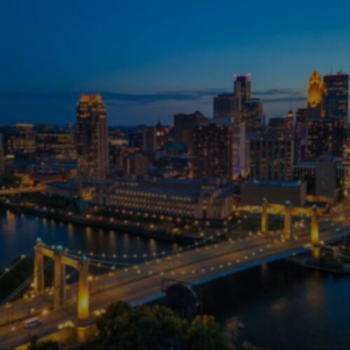 Blurred minneapolis